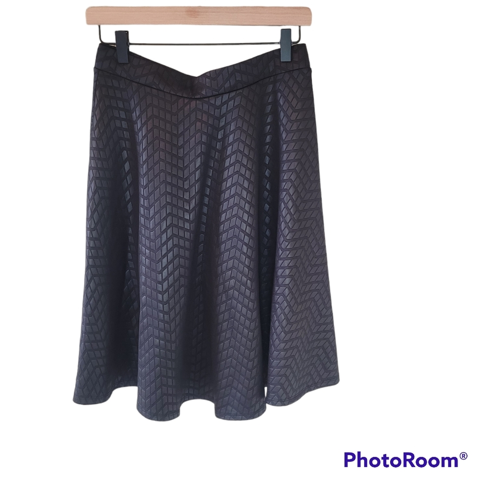 Faith and Joy black checkered skirt. Size medium. Stretchy.
